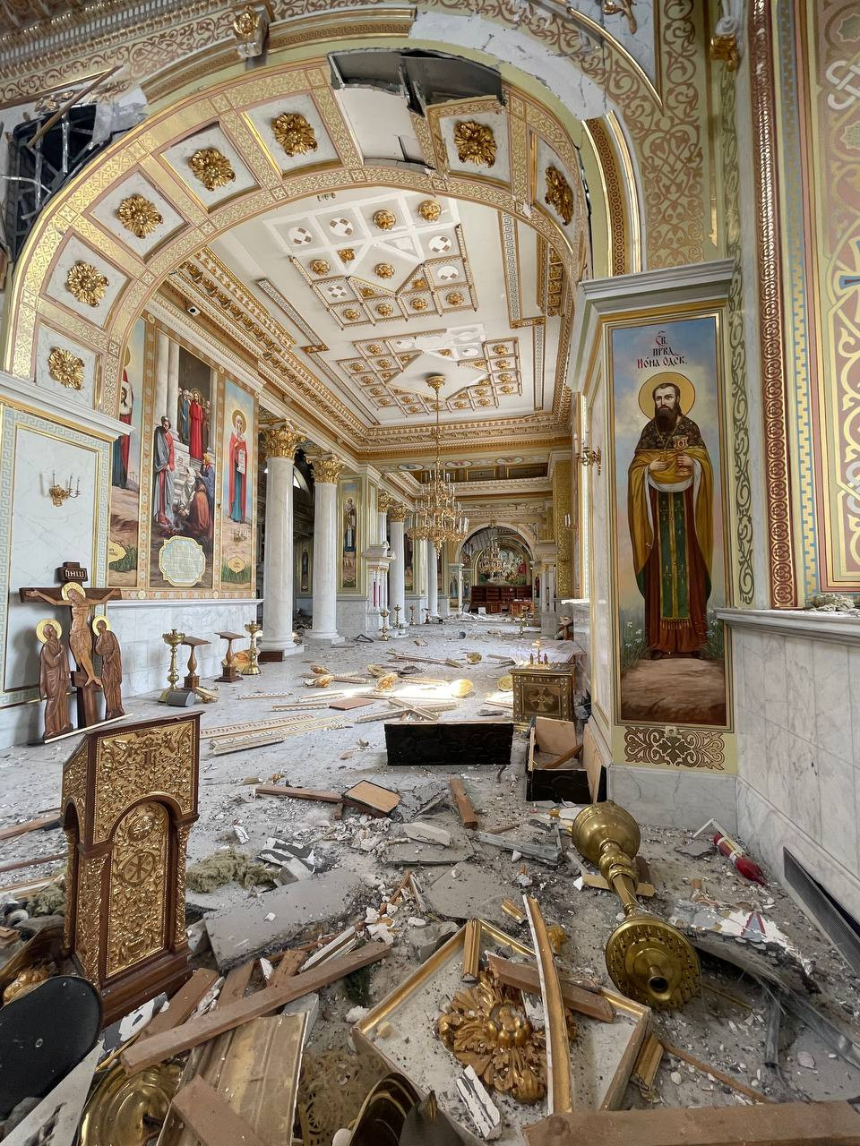 Наслідки обстрілу в Одесі Єгор Гордєєв 1+1