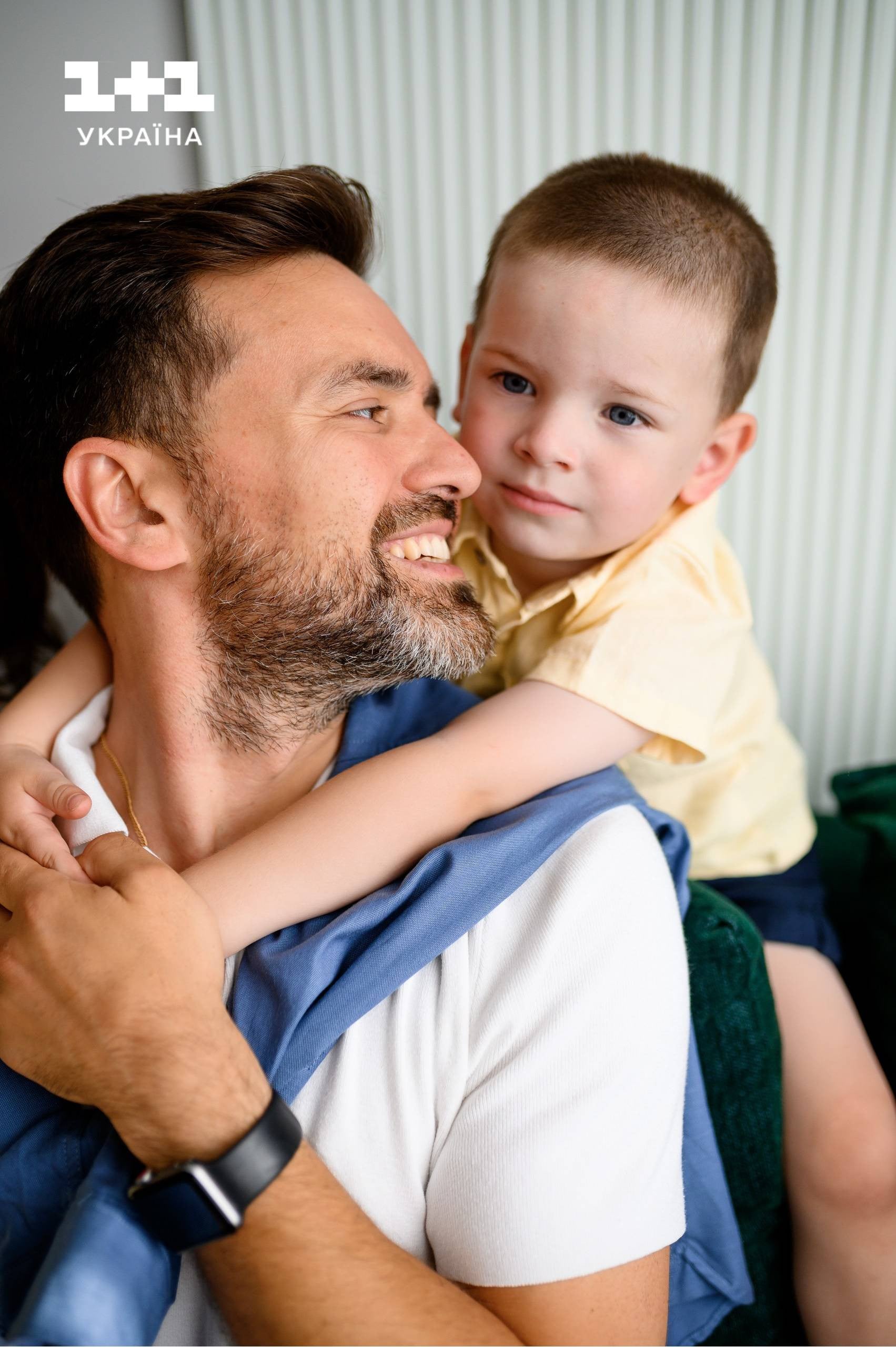 Тімур Мірошниченко з родиною 1+1