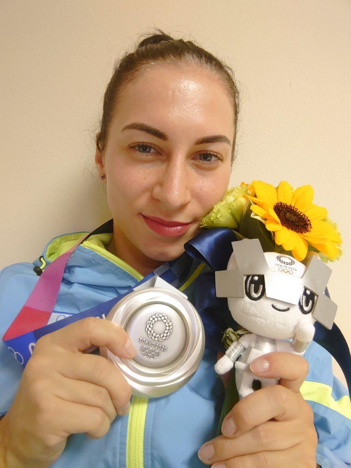 Елена Старикова получила серебрянную медаль