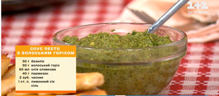 як приготувати соус песто