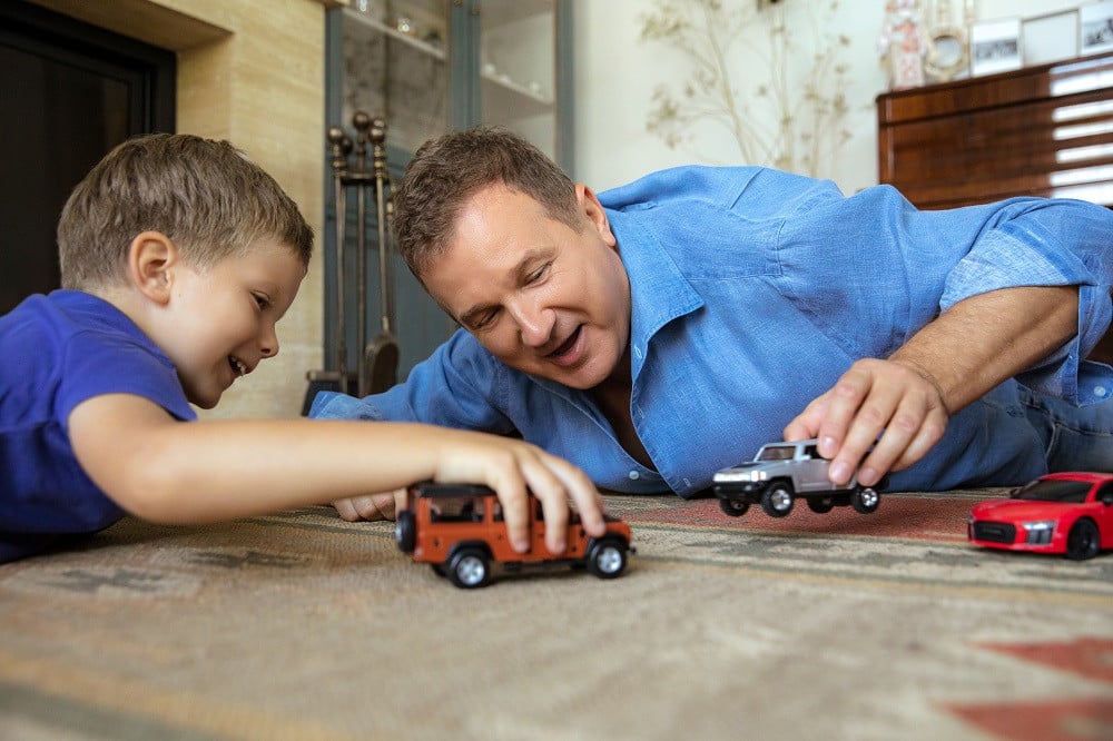 Горбунов з сином