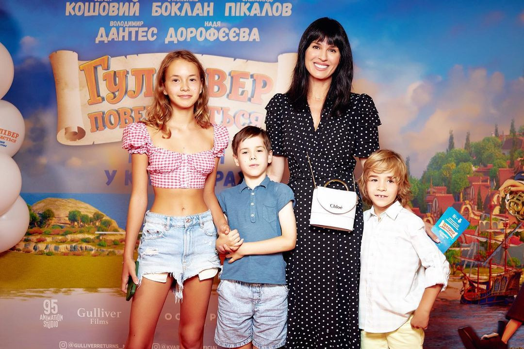 Марія Єфросиніна на презентації мультфільму Гуллівер повертається