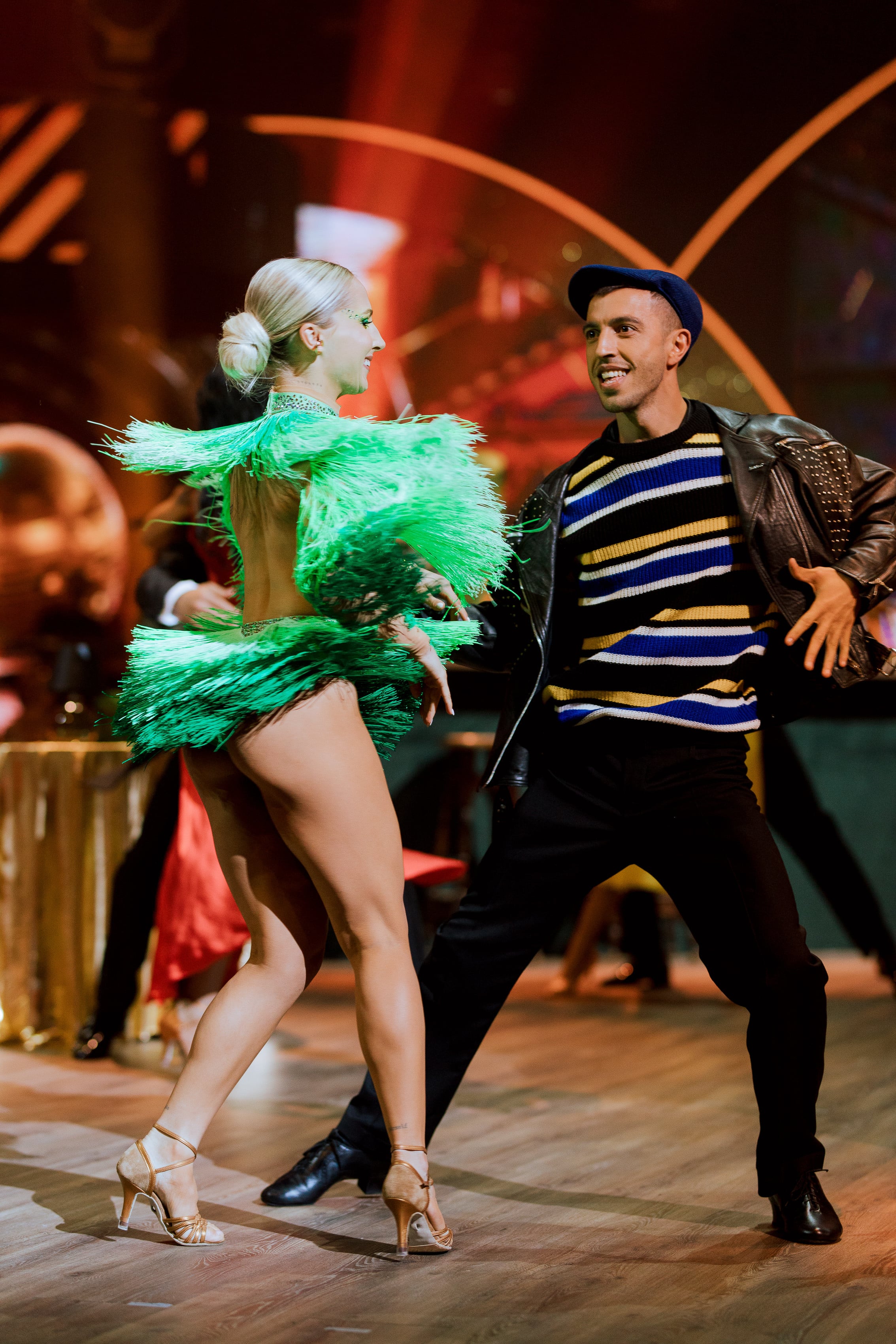 Иван Люленов и Яна Цыбульская в шоу Танцы со звездами