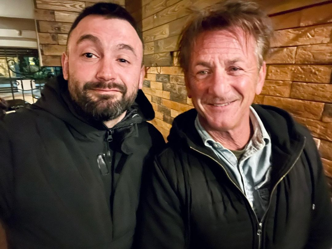 Леонид Остальцев и Шон Пенн фото