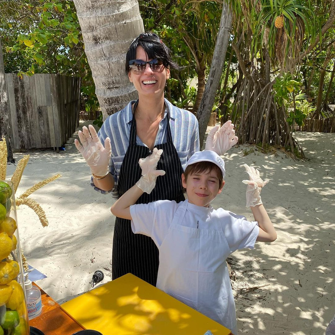 Єфросиніна з сином