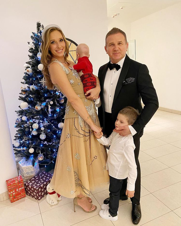 Осадча і Горбунов із синами фото