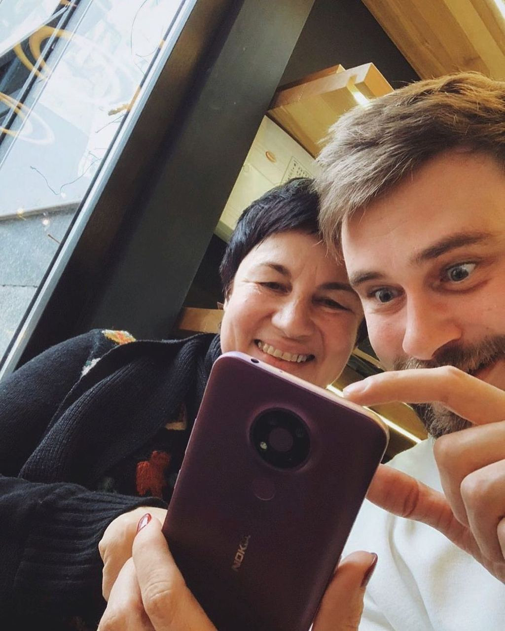 Гордєєв з мамою