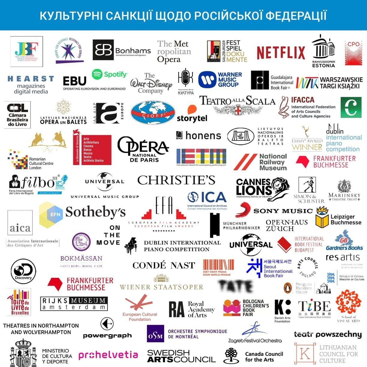 культурні санкції проти рф