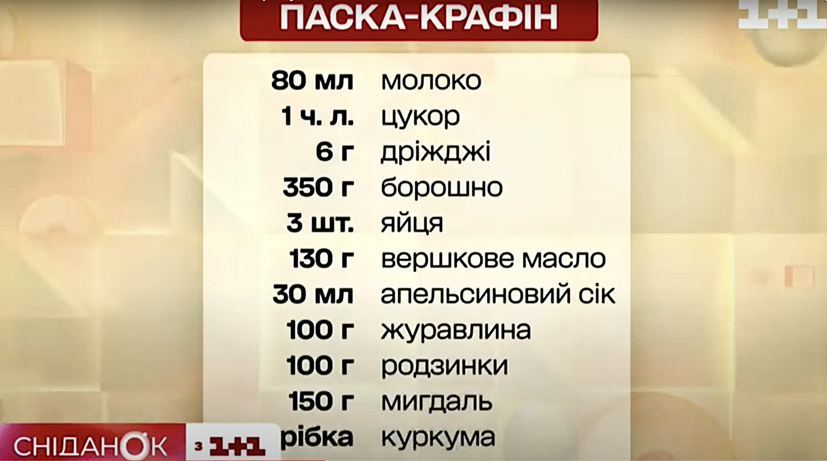 пака крафін 1+1
