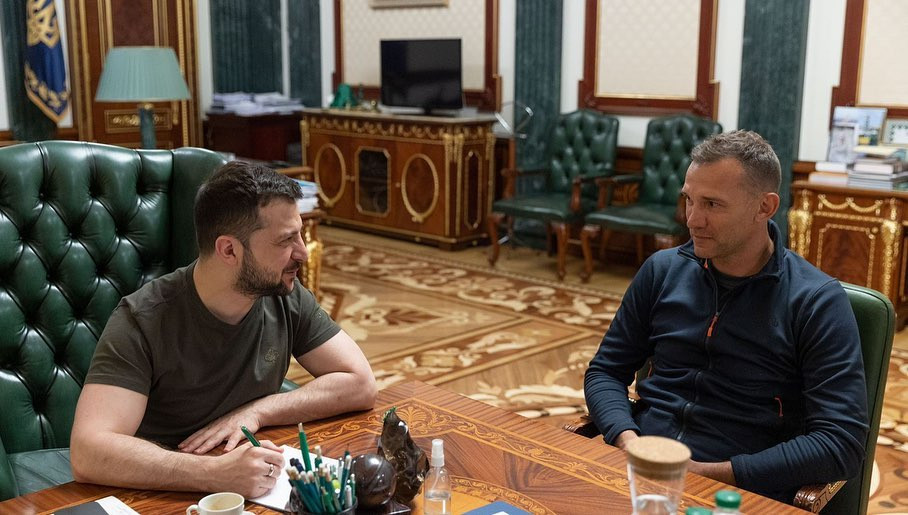 Шевченко та Зеленський