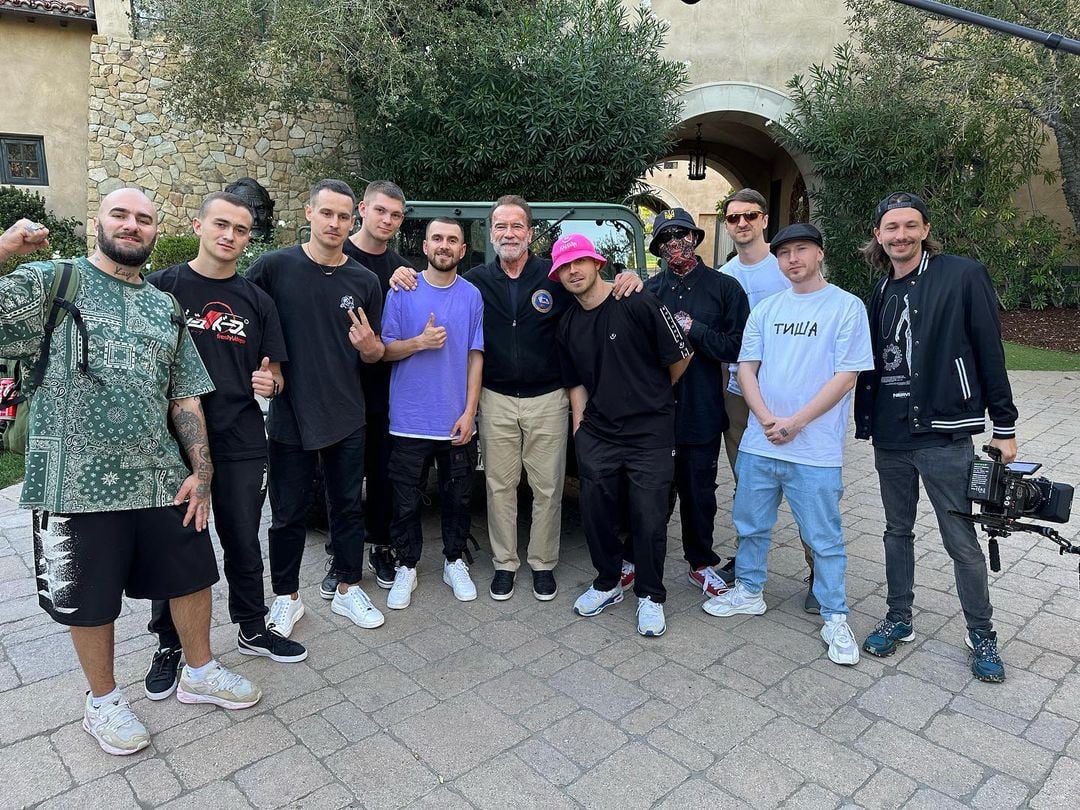 Гурт KALUSH в гостях у Арнольда Шварценеггера