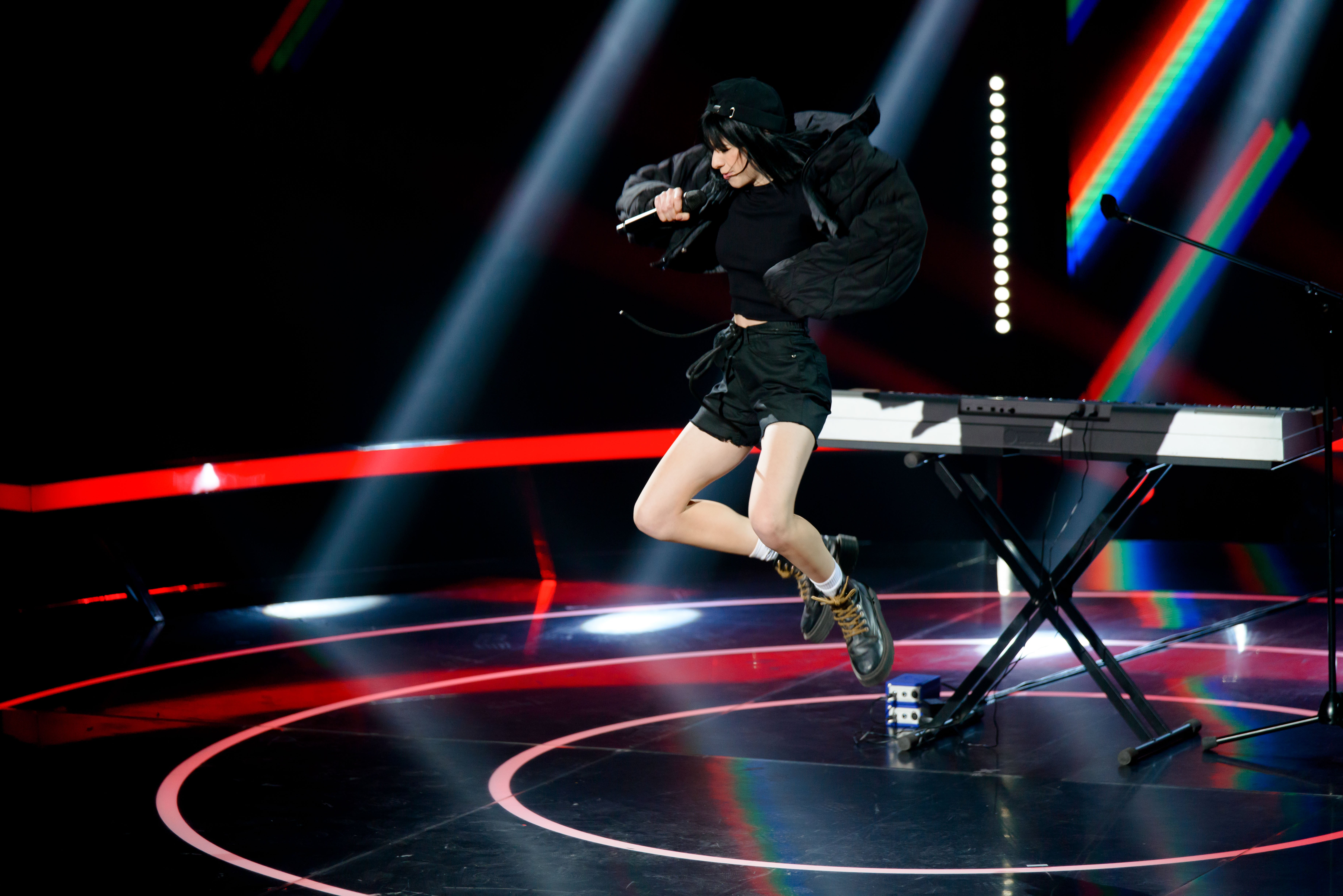 Наталія Миколаєнко під час нокаутів "Голосу країни-12"