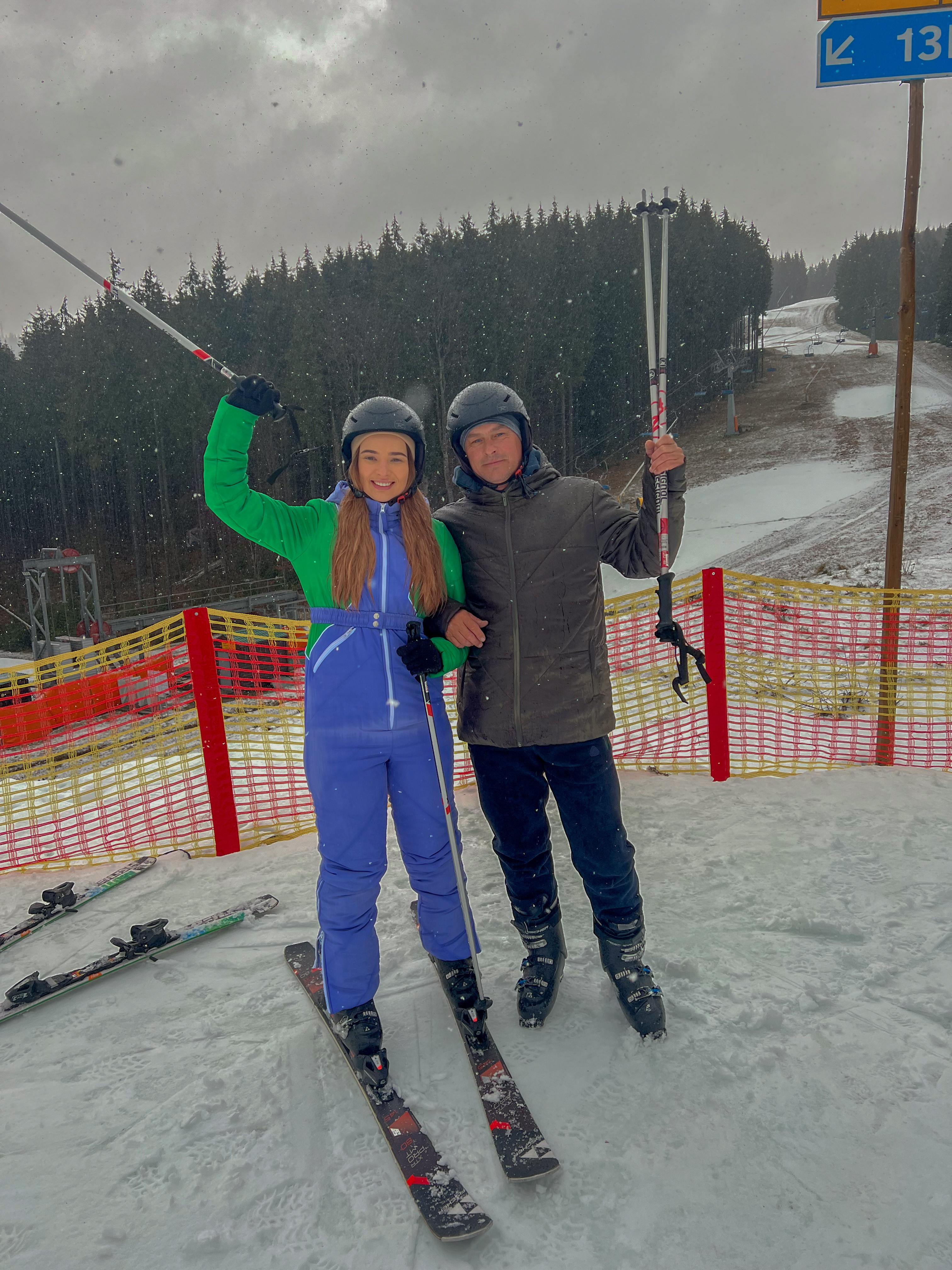 Наталя Островська з батьком