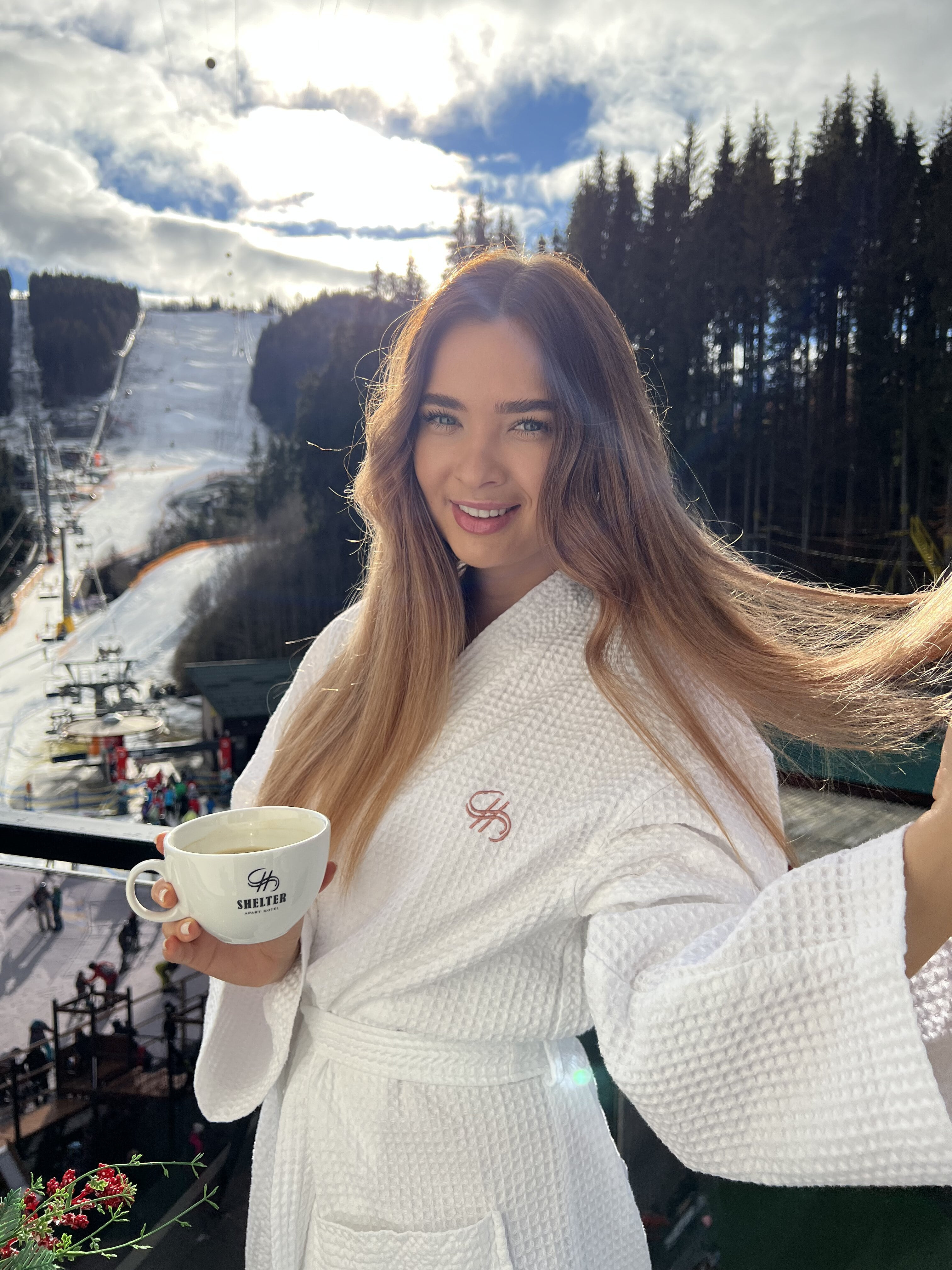 Наталя Островська на відпочинку.