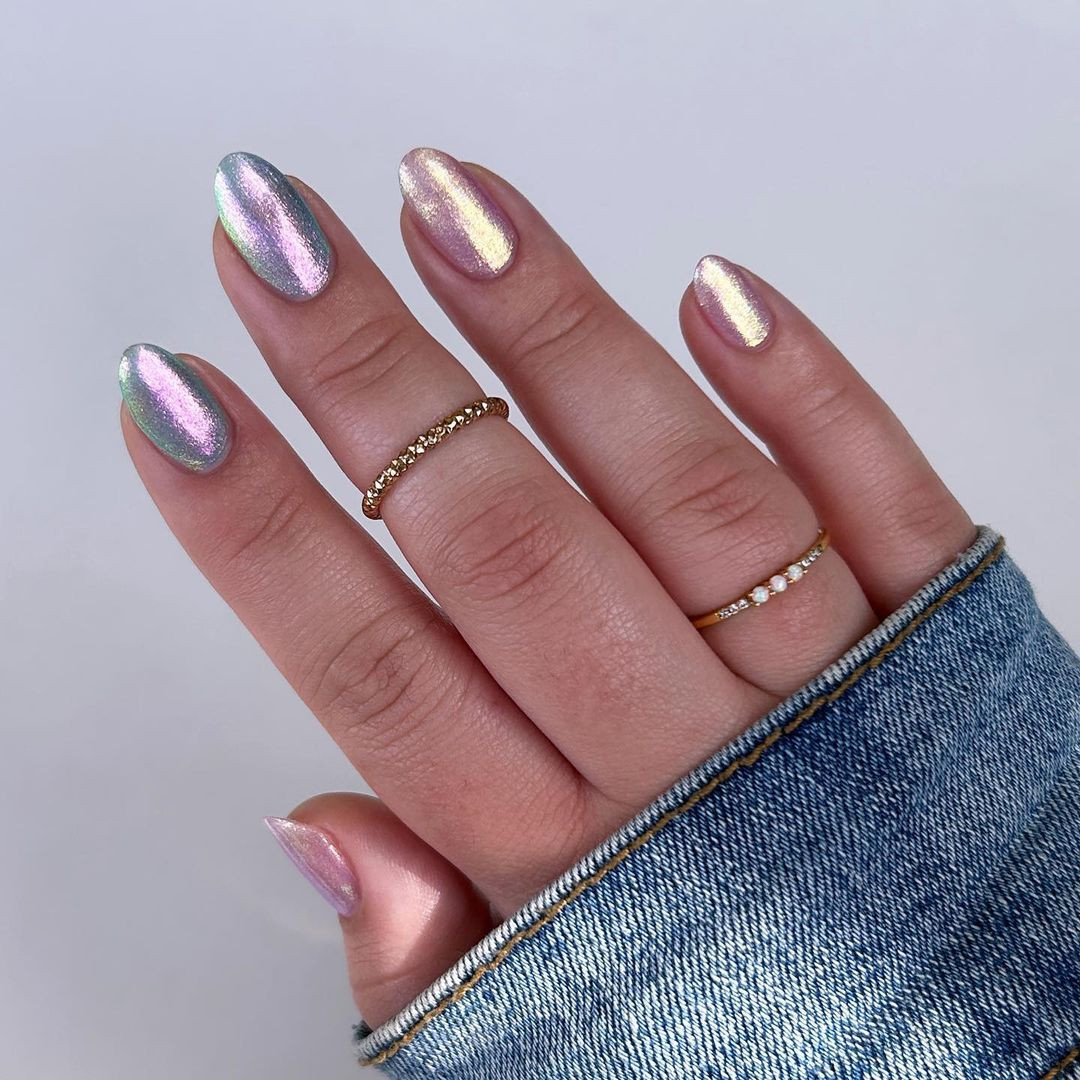 Манікюр металіка