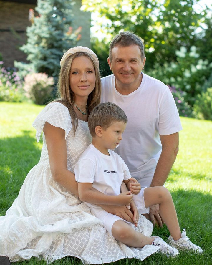 Катерина Осадчая та Юрий Горбунов с сыном