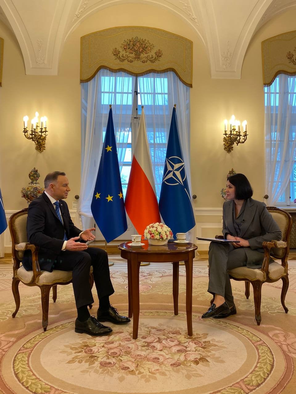 Анджей Дуда та Наталія Мосейчук