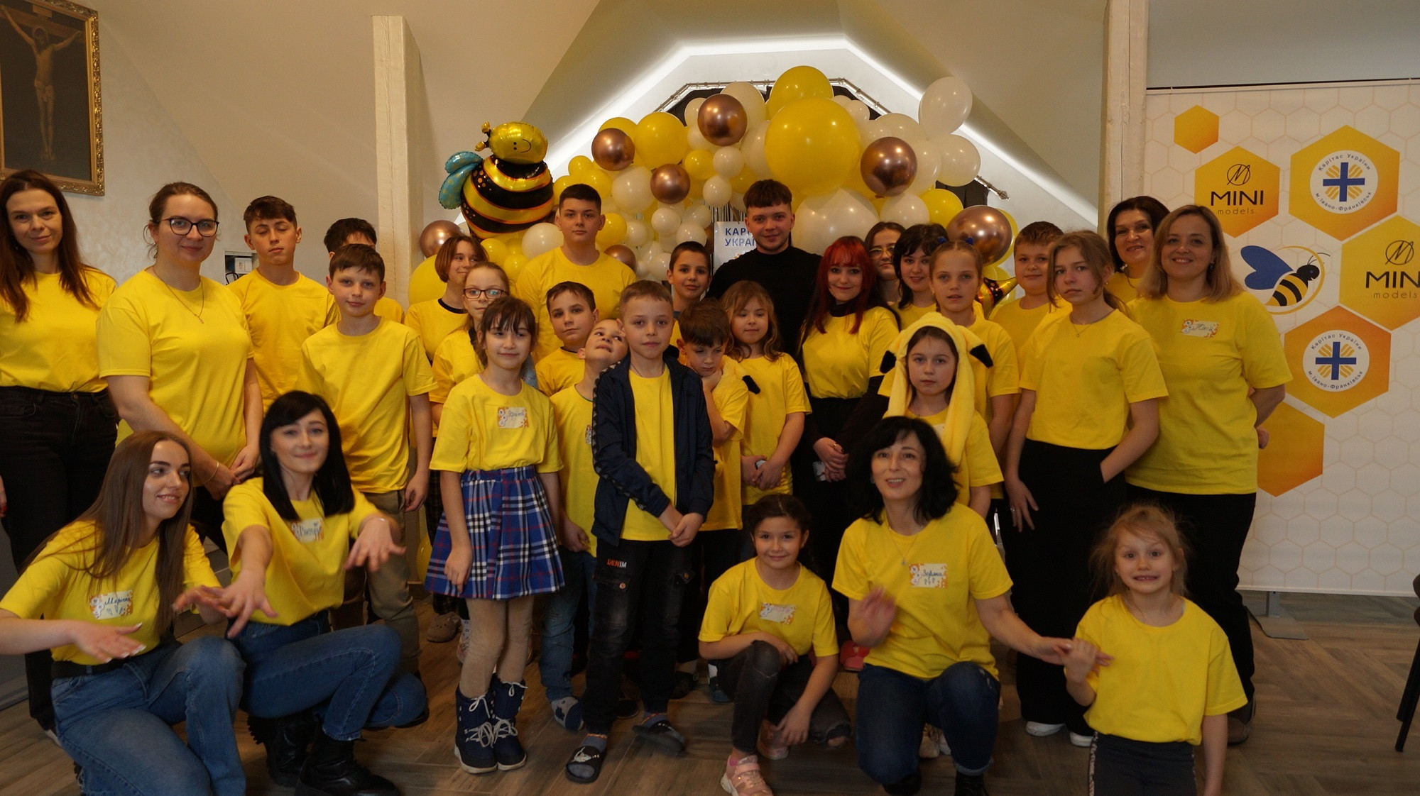 Сергей Лазановский во время встречи с детьми