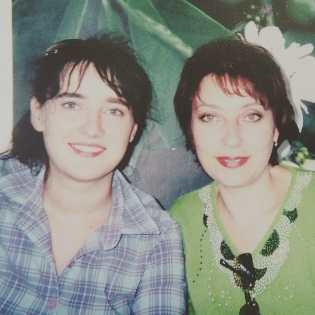 Соломія Вітвіцька з мамою Світланою 1+1