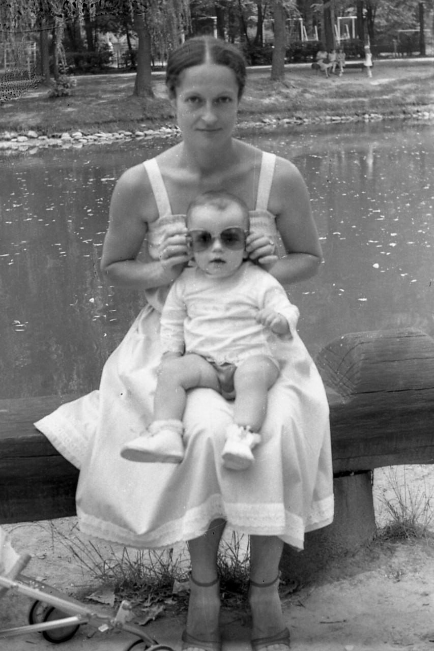 Володимир Рабчун (1 рік) з мамою Надією Хаїмівною 1+1