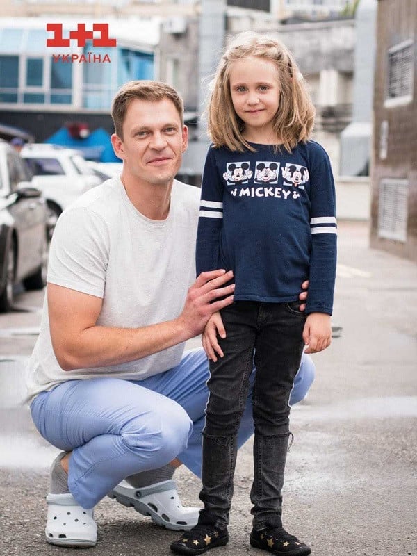 Андрій Ісаєенко з донькою