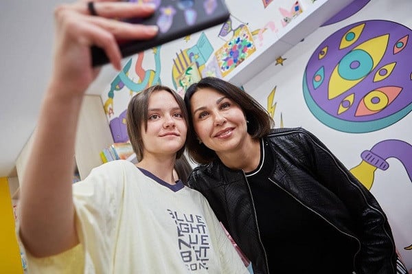 Наталія Мосейчук на відкритті Школи Супергероїв у Боярці