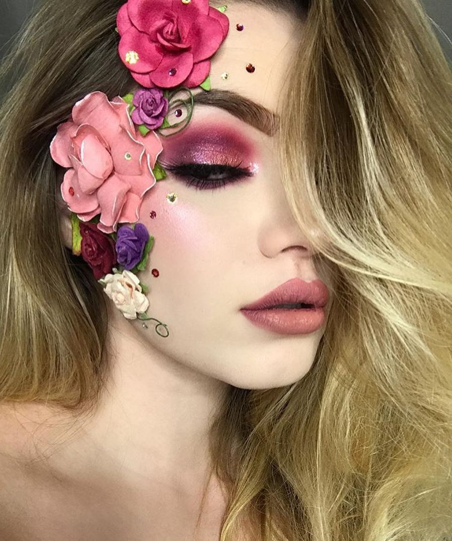 Ніжний макіяж на Гелловін