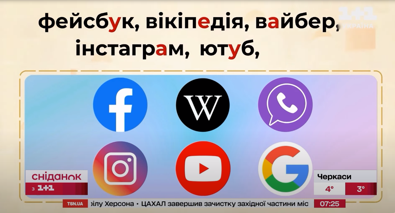 Назви соцмереж правопис