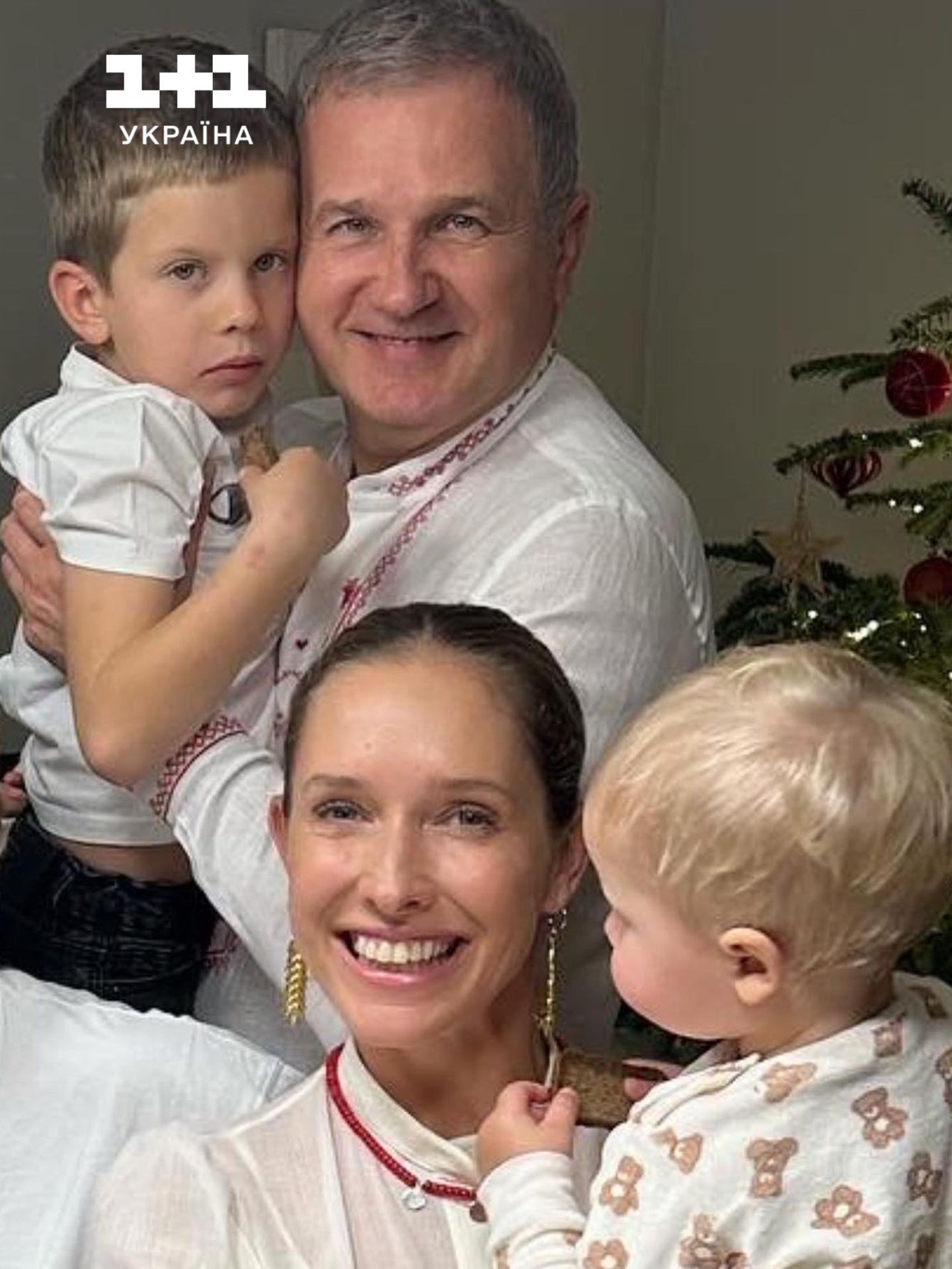 Катерина Осадча та Юрій Горбунов з дітьми