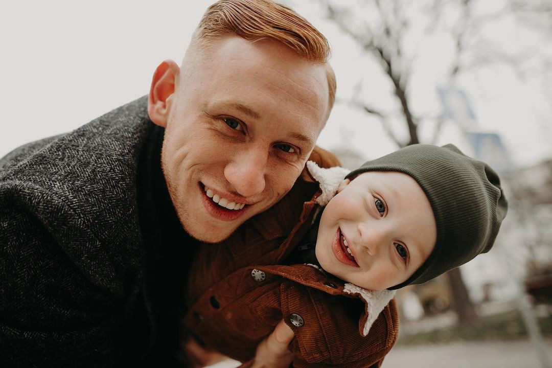 Олександр Рудинський з сином