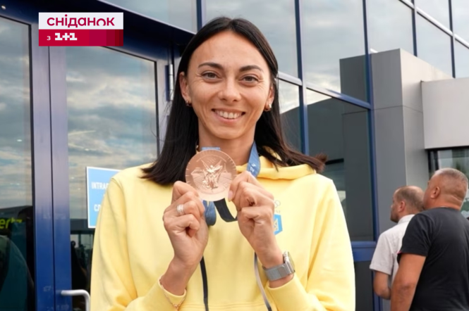 Ірина Геращенко, бронзова медалістка Олімпійських ігор-2024 ексклюзивно для Сніданку з 1+1 розповіла про свою першу медаль 