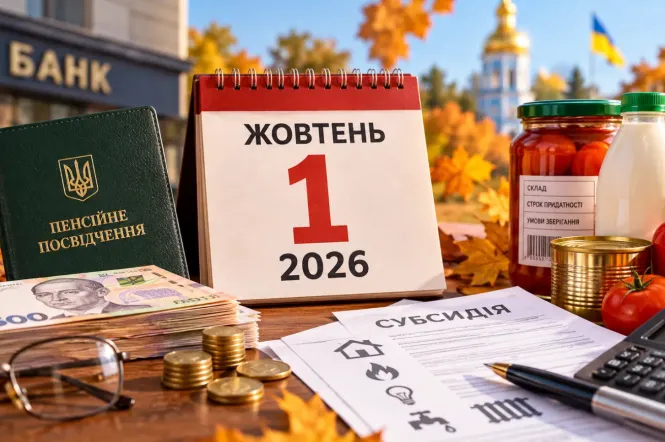 Що зміниться в Україні з 1 жовтня: тарифи, субсидії, пенсії та виплати