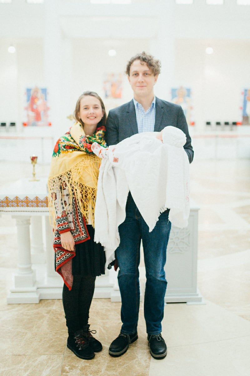 Святослав Гринчук показав зворушливі фото хрещення доньки