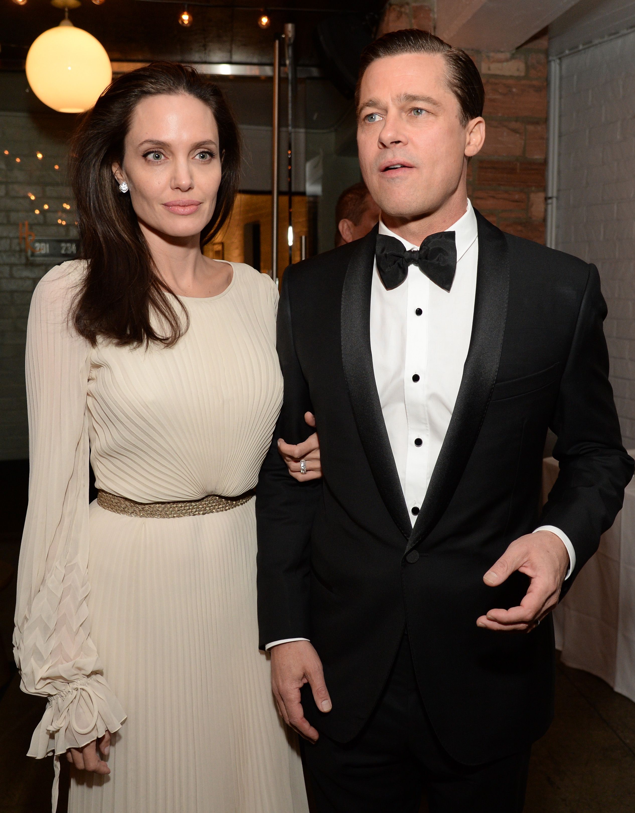 Брэд Питт на Джоли были замечены на публике вместе впервые после развода 