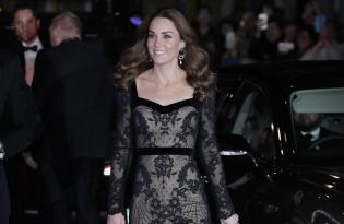 Кейт Миддлтон покорила сердца кружевным вечерним платьем | Королевская семья | 1+1