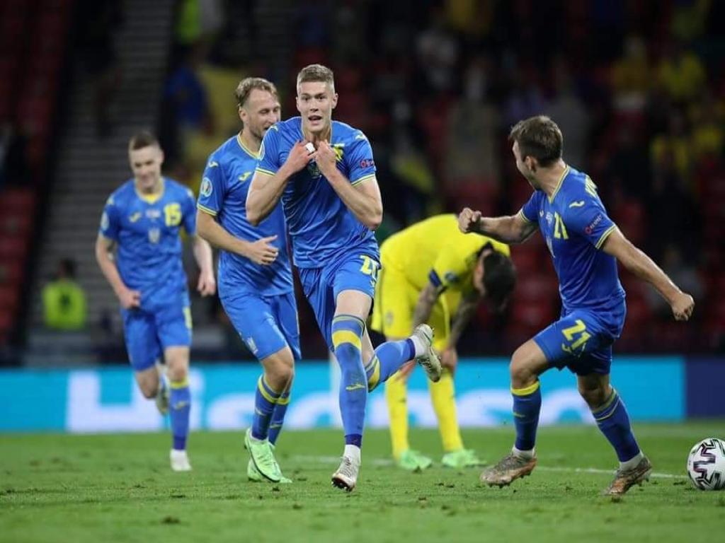 Украина вышла в четверть финал Евро-2020