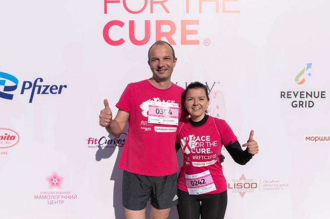 Маричка Падалко приняла участие в благотворительном забеге в поддержку женщин с раком груди