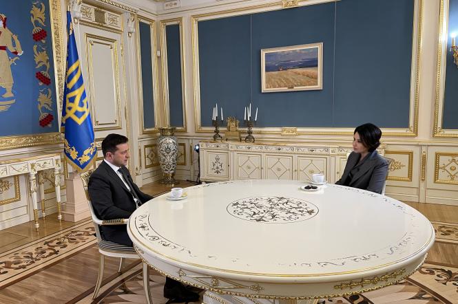 Ексклюзив ТСН: перше інтерв’ю Президента України після переговорів з Макроном і Байденом