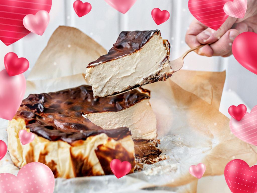 Какой десерт приготовить на День влюбленных: рецепт баскского чизкейка