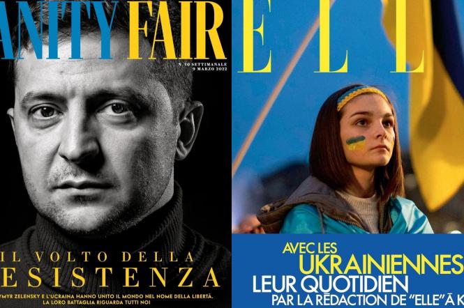 Всемирно известные журналы, поддержавшие Украину на обложках: Vogue, TIME и другие