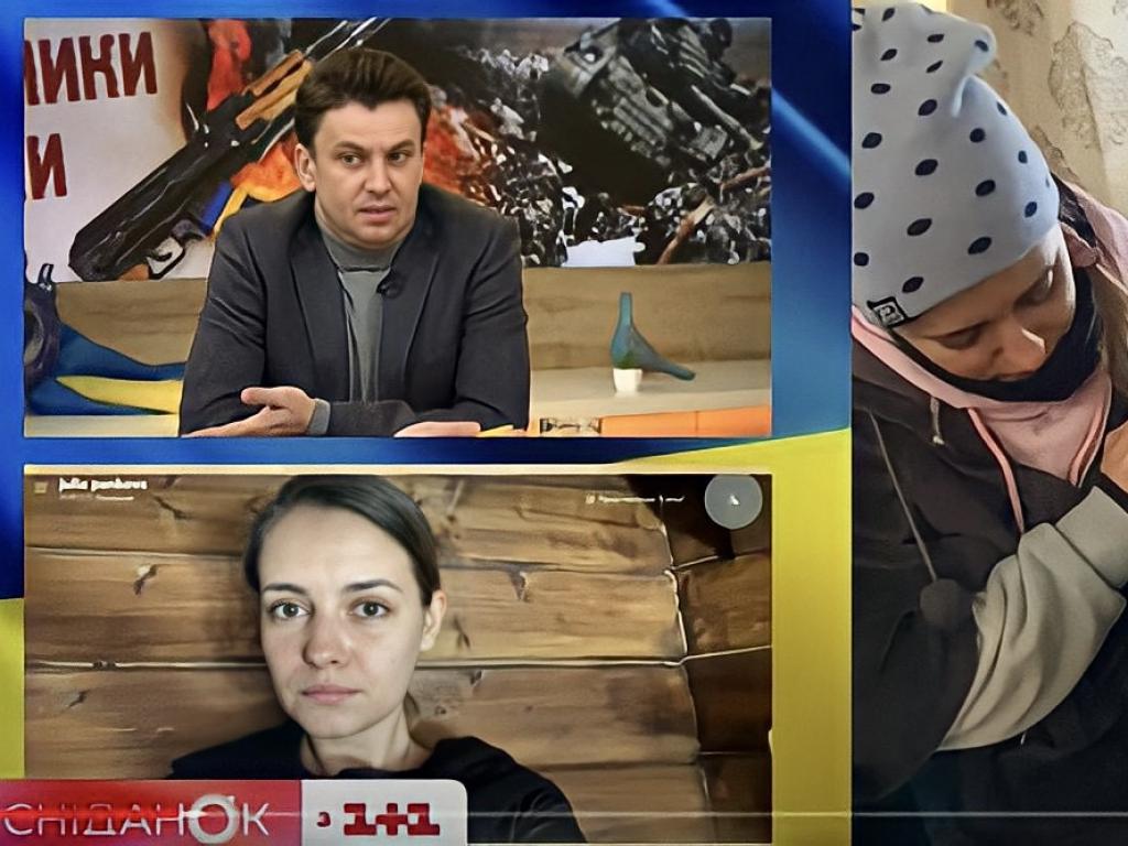 В «Сніданку з 1+1» бывшая корреспондентка ТСН Юлия Панкова рассказала свою историю побега из оккупированного Гостомеля