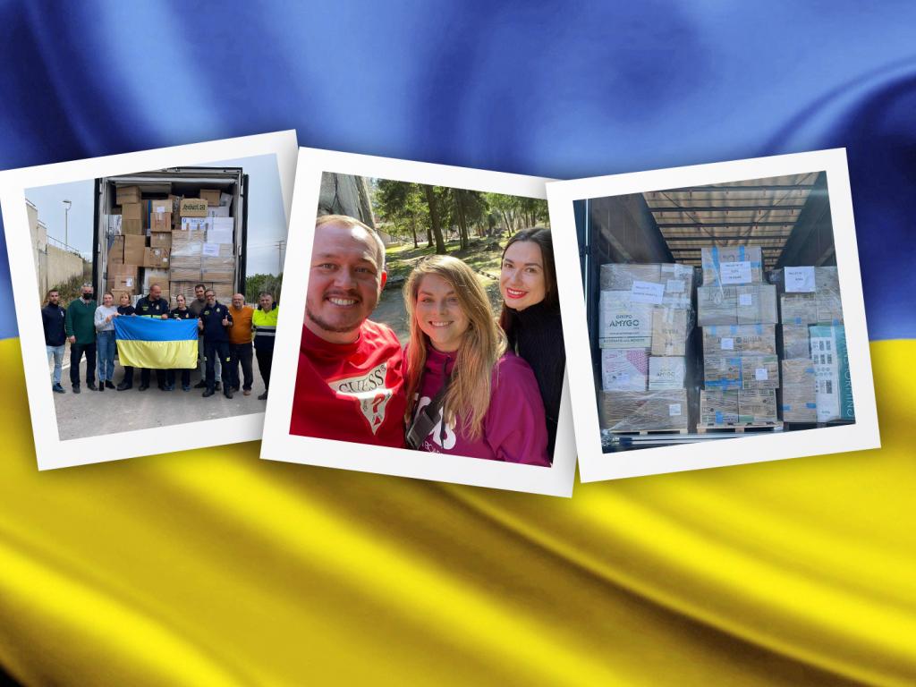 Неля Шовкопляс і благодійний фонд «Ти не один 1+1 media» отримали і передають 12,5 тонн гуманітарної допомоги українцям від іспанців