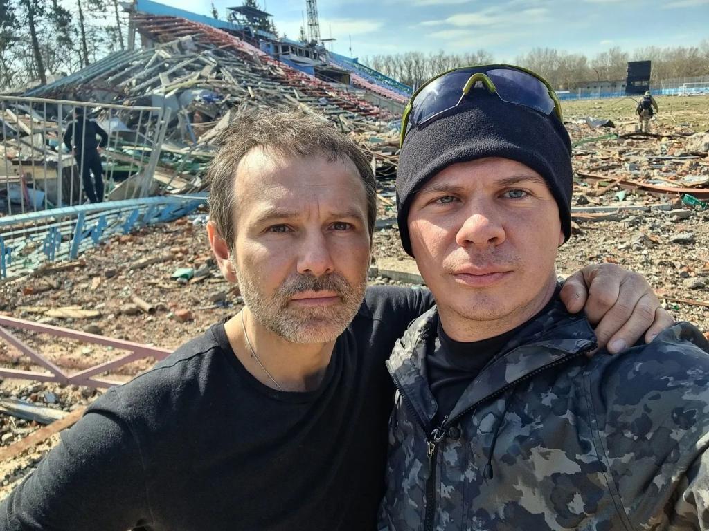 Дмитро Комаров показав фотографії із зруйнованого російськими окупантами Чернігова