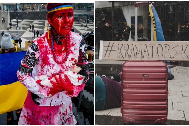 Весь світ з Україною: пронизлива акція в пам’ять загиблих українців в Стокгольмі