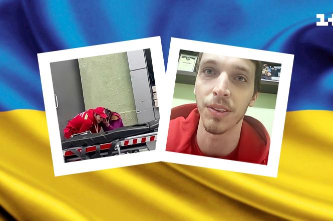 Волонтер, не покинувший женщину под обстрелами в Харькове, рассказал "Сніданок з 1+1", почему не смог, как другие, спрятаться в помещении