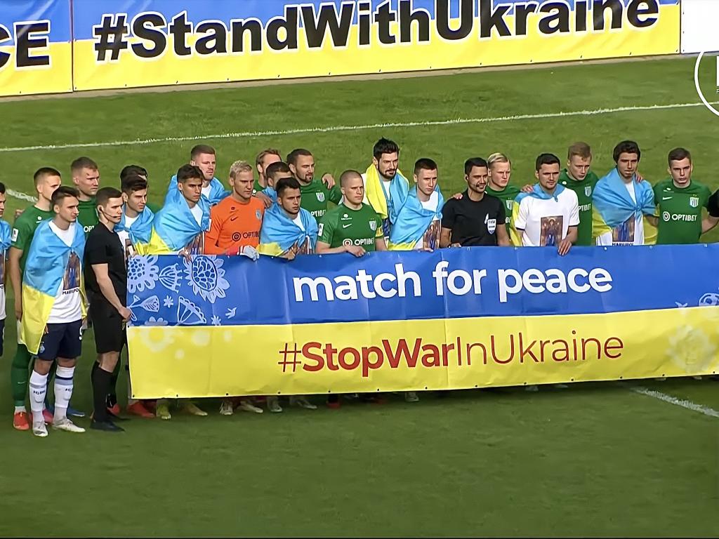 Під час благодійного матчу Match for peace #StopWarInUkraine українські артисти закликали застосувати процедуру екстракції для «Азовців»