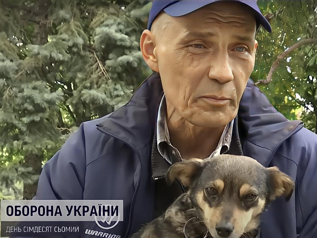 Історія 60-річного чоловіка та його собачки Жужі, які пішки дійшли з Маріуполя до Запоріжжя