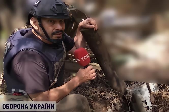 Съемочная группа ТСН попала под обстрел в Харьковской области (видео)