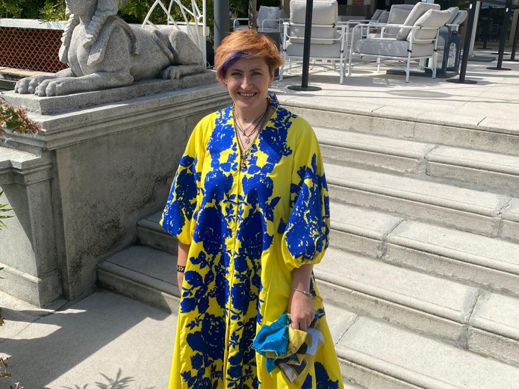Наталія Нагорна під час пресконференції на Венеційському кінофестивалі: "Дуже важливо, аби голос України чули у світі"