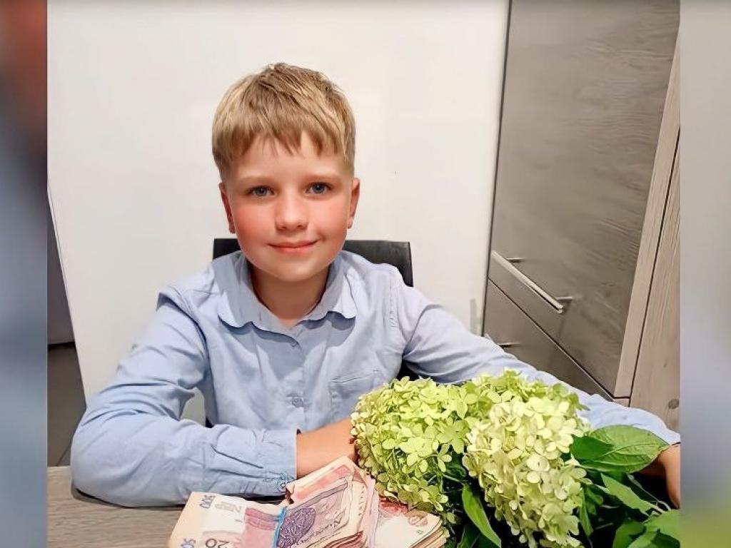 Як 8-річний Юрій зібрав 655 тисяч гривень для ЗСУ: подробиці у "Сніданку з 1+1"